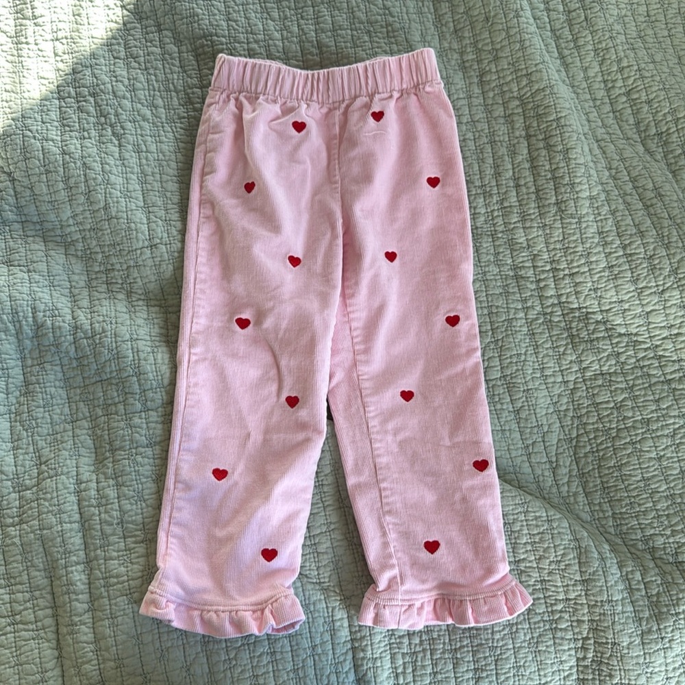 Beaufort bonnet pink heart pans 4t no stains or rips